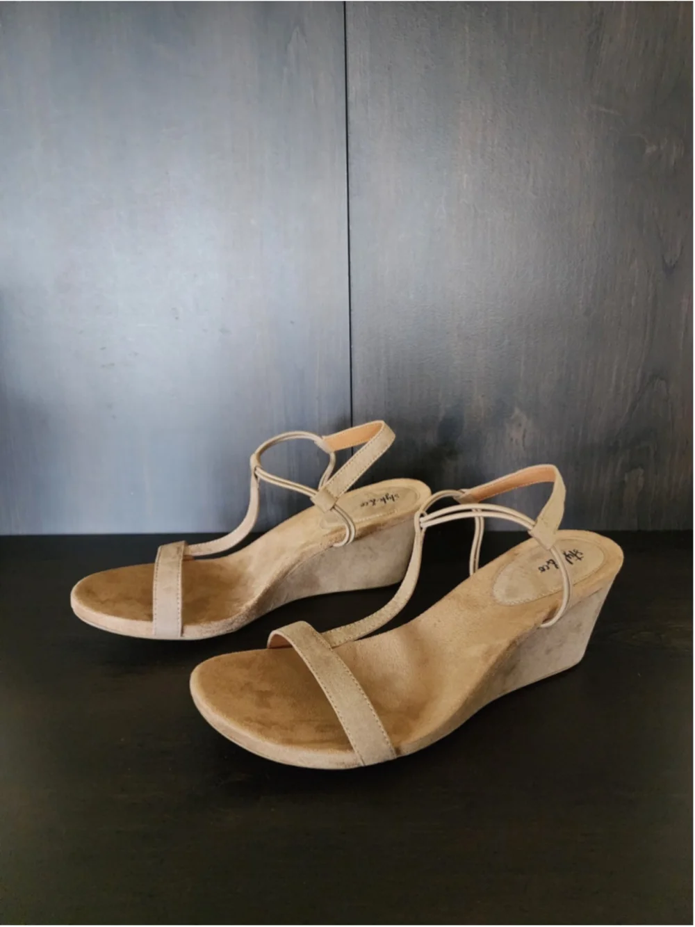 Style & Co. Women's Mulan Strappy Wedge Sandals Size 12 M Taupe